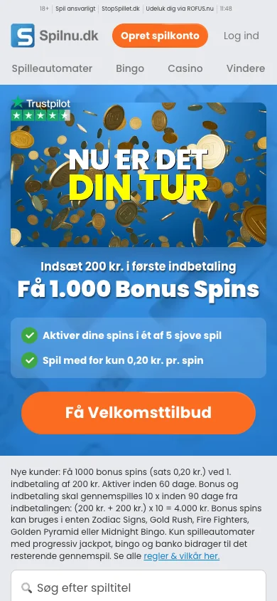 Spilnu.dk Mobile